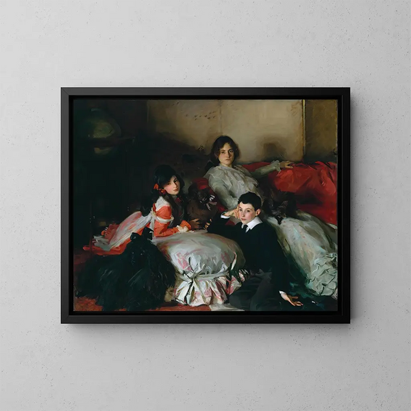 Essie Ruby en Ferdinand Wertheimer - John Singer Sargent — ingelijst kunstwerk aan de muur