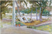 Figuur in een hangmat in Florida - John Singer Sargent — weergave van het kunstwerk