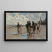 Vissers van oesters in Cancale - John Singer Sargent — ingelijst kunstwerk aan de muur