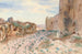 Route de la forteresse et rochers - John Singer Sargent — weergave van het kunstwerk
