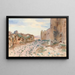 Route de la forteresse et rochers - John Singer Sargent — ingelijst kunstwerk aan de muur