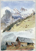 Gspaltenhorn Mürren - John Singer Sargent — weergave van het kunstwerk