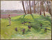 Landschap met een geitenhoeder - John Singer Sargent — weergave van het kunstwerk