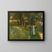 Landschap met vrouwen op de voorgrond - John Singer Sargent — ingelijst kunstwerk aan de muur
