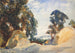 Landschap met bomen - John Singer Sargent — weergave van het kunstwerk