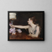 Madame Gautreau die een toast uitbrengt - John Singer Sargent — ingelijst kunstwerk aan de muur