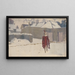 Mannequin in de sneeuw - John Singer Sargent — ingelijst kunstwerk aan de muur