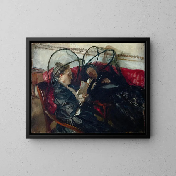 Muggenwerende horren - John Singer Sargent — ingelijst kunstwerk aan de muur