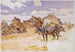 Mules en ruïnes - John Singer Sargent — weergave van het kunstwerk