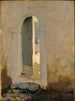 Open deur Marokko - John Singer Sargent — weergave van het kunstwerk