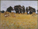 van de boeren die rusten in een tarweveld - John Singer Sargent — weergave van het kunstwerk