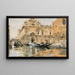 Rio dei Mendicanti, Venetië - John Singer Sargent — ingelijst kunstwerk aan de muur