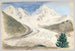 Glacier de Roseg Pontresina - John Singer Sargent — weergave van het kunstwerk
