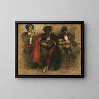 John Singer Sargent - Study for Seated Musicians for El Jaleo.webp
