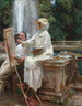 La Fontaine Villa Torlonia Frascati Italië - John Singer Sargent — weergave van het kunstwerk