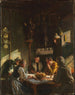 Tirols Interieur Schilderij - John Singer Sargent — weergave van het kunstwerk