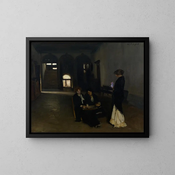Filateurs van Venetiaanse parelkettingen - John Singer Sargent — ingelijst kunstwerk aan de muur