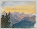 Uitzicht vanaf de Pilatus-berg - John Singer Sargent — weergave van het kunstwerk