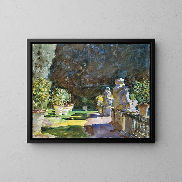 Villa de Marlia in Lucca - John Singer Sargent — ingelijst kunstwerk aan de muur