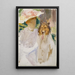 Vrouw met collie - John Singer Sargent — ingelijst kunstwerk aan de muur