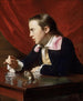Een jongen met een vliegende eekhoorn Henry Pelham - John Singleton Copley — weergave van het kunstwerk