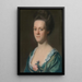 Elizabeth Green Mme Ebenezer Storer II - John Singleton Copley — ingelijst kunstwerk aan de muur