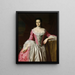 Eunice Dennie Burr - John Singleton Copley — ingelijst kunstwerk aan de muur
