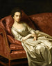 Portret van een dame - John Singleton Copley — weergave van het kunstwerk