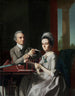 Portret van M. en Mevrouw Thomas Mifflin - John Singleton Copley — weergave van het kunstwerk