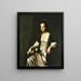 portret van mevrouw John Stevens, Judith Sargent, later mevrouw John Murray - John Singleton Copley — ingelijst kunstwerk aan de muur