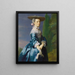 Portret van Sarah Allen, née Sargent - John Singleton Copley — ingelijst kunstwerk aan de muur