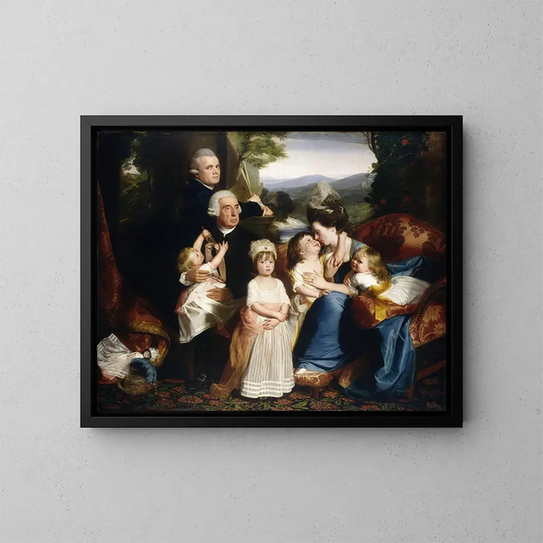 La famille Copley - John Singleton Copley — ingelijst kunstwerk aan de muur