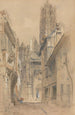 L'église Saint-Laurent - John Skinner Prout — artwork view