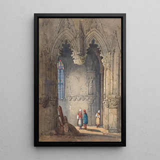 John Skinner Prout - The Church of St Laurent Rouen.webp