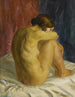 Nu kijkend achterom - John Sloan — weergave van het kunstwerk