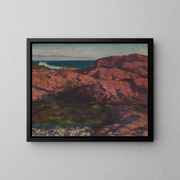 Afternoon at Red Rocks - John Sloan — framed artwork on a wall