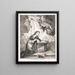 De groet van de Maagd door de engel Gabriël - John Smith — ingelijst kunstwerk aan de muur