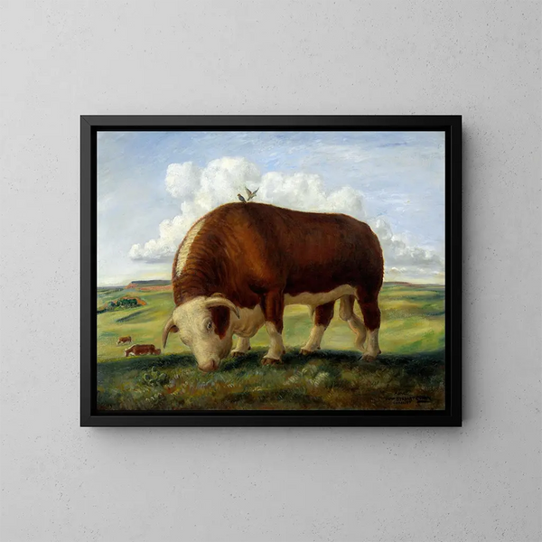 Ajax - John Steuart Curry — framed artwork on a wall