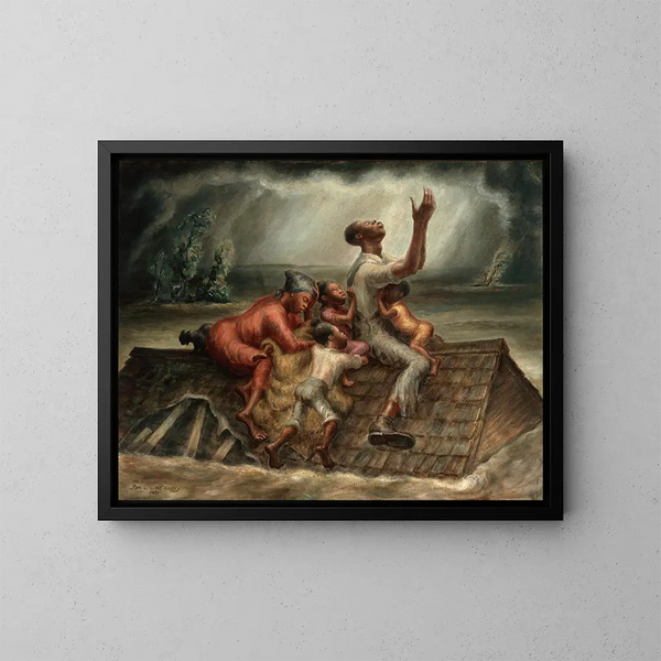 The Mississippi - John Steuart Curry — framed artwork on a wall