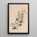 Geranium Painting - John Stevens Henslow — framed artwork on a wall