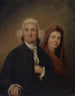 De gouverneur Jonathan Trumbull Sr en mevrouw Trumbull Faith Robinson - John Trumbull — weergave van het kunstwerk