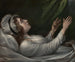 Sarah Hope Harvey op haar sterfbed - John Trumbull — weergave van het kunstwerk