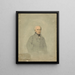 Portret van Martin van Buren - John Vanderlyn — ingelijst kunstwerk aan de muur