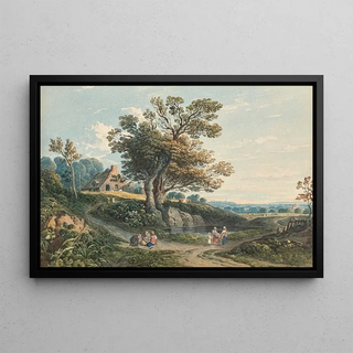 John Varley - A view of Harrow from Hampstead.webp