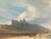 Kasteel van Bamburgh, Northumberland - John Varley — weergave van het kunstwerk
