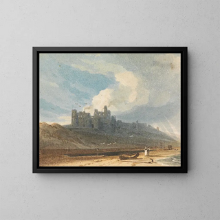 John Varley - Bamburgh Castle Northumberland.webp