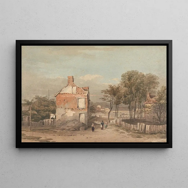 John Varley - The Thames Near the Penitentiary Millbank London.webp