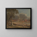 Abbaye de Westminster depuis Tothill Fields - John Varley — ingelijst kunstwerk aan de muur