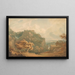 Vue van Tivoli in de richting van Rome - John Warwick Smith — ingelijst kunstwerk aan de muur