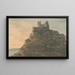 Mont Saint-Michel, Cornwall - John Warwick Smith — ingelijst kunstwerk aan de muur